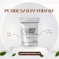 BEAUTY PERSONAL CARE PERFECT BREAST MASK UBAT CREAM PEMBESAR BUAH DADA BESAR ISI 20 CAPSULE MASK