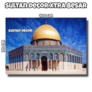 WALL DECORATION POSTER OF AL AQSA MOSQUE PICTURES LARGE SIZE 75x50cm 100x50cm 100x70cm 150x100cm 200