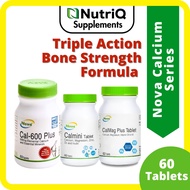 Nova Calcium Supplement Bone Calcium Magnesium Zinc Vitamin D3 Vitamin K2 Supplement Calcium Carbona