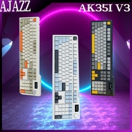Ajazz Ak35i V3 Mechanical Keyboard Wireless 3mode TFT Color Screen Ergonomics Game Office Keyboard G