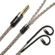 GUCraftsman MMCX 6N Single Crystal Silver 2.5mm/4.4mm Balance Earphone Upgrade Cable for SHURE SE846