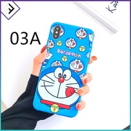 Huawei Y6 2018 2019 Y6 Prime 2019 Y6s 2019 Y7 2017 2018 Y7 Prime 2017 2018 Y7 Pro 2018 Y9 2018 2019 Y9 Prime 2019 Y9s กรณีดีไซน์ใหม่ขาย Doraemon ปลอกอ่อนซิลิโคนโทรศัพท์กรณีกลับปก Coque Doraemon แต่งหน้าตัวยึดกระจกพร้อมสายคล้อง
