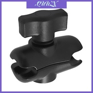 QUU Multiple Angle Motorcycle Tablets Holder with 6Cm  Joint And 25Mm To 17Mm Adapters For Easy Inst