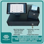 READY! Paket Mesin POS Kasir Android Tablet/Tab SAMSUNG 8 Inch 3/32 -