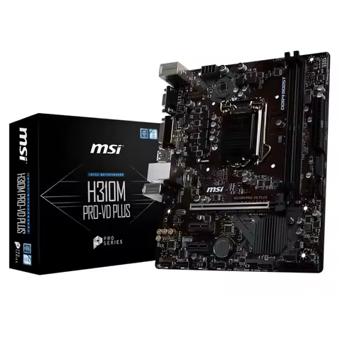 NEW MSI H310M PRO VD PLUS Intel LGA-1151 Micro-ATX LGA 1151 socket Supports DDR4 Memory