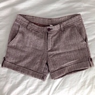 Cuffed Tweed Shorts