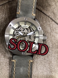 Jam tangan watch Fossil Original Automatic second skeleton murah