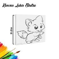 nug1 KANVAS LUKIS SKETSA / CANVAS LUKIS SKETSA - 20 X 20