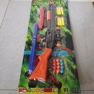 Mainan anak pistol laras panjang lethal weapon set