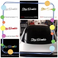 [24 HOURS SHIP] STIKER KERETA STAYHUMBLE SUPPLY CO DESIGN 5 / CAR STICKER STAYHUMBLE SUPPLY CO DESIG