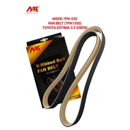 7PK1550 MEAUSU FAN Belt - Toyota Alphard 3.5 GGH30 Estima 3.5 Fan Belt (99367 C1550) 7PK 1550