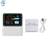 Intelligent desktop electronic clock WIFI weather station multifunctional weather station decoration