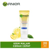 GARNIER Light Complete Night Yogurt - Yoghurt Sleeping Mask Night Cream  - 20ml - 50ml -Kelontong Ca