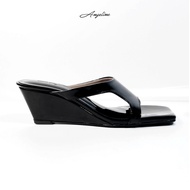 Angeline - Felicita Black Wedges 5cm | | Women's Wedges | Party Heels | Party Heels