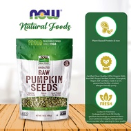 NOW Foods, Pumpkin Seeds, Raw and Unsalted, Essential Fatty Acids, Certified Non-GMO, (Packaging May