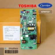 43T6V727 แผงวงจรแอร์ Carrier แผงบอร์ดแอร์แคเรียร์ บอร์ดคอยล์เย็น รุ่น 42TSF0181CP อะไหล่แอร์ ของแท้ศ