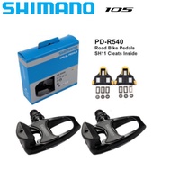 Shimano SPD-SL PD-R540 road bike pedals include SH11 cleats