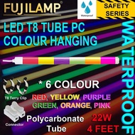 LED Colour Light Tube Weatherproof 4ft T8 22W Multi Color Tube Red Yellow Purple Green White RGB Lam