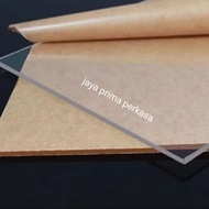 Akrilik lembaran bening tebal 4mm x 1meter x 1meter / Acrylic sheet