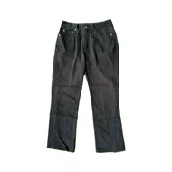 Lois Black Denim Jeans Celana Panjang Original Second Merch Japan Korea Brand Vintage Retro Y2K USA 
