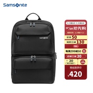 Samsonite/Samsonite Computer Bag15.6Inch Men's and Women's Backpack Schoolbag Business Backpack Travel Bag36B Black IPWO