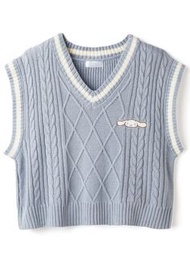 （全部grl訂貨只到7/11截單 不再訂了🙏🏻🥲）針織背心 日本空運grl聯乘sanrio 冷衫外套 cinnamoroll melody kuromi pc狗 女裝外套