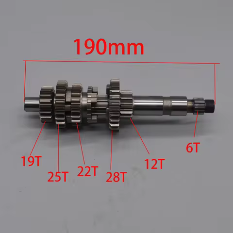 For LONCIN ATV 5 gearbox gear countershaft main LX250 LC171FMM LX250F 250cc Quad GoKarts Engine JIAN