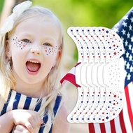 GoHo Patriot Red Blue Glitter Tattoo Stickers July 4 Flash Stickers July 4 Accessories July 4 Indepe