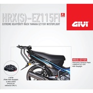 GIVI EXTREME HEAVYDUTY RACK FOR YAMAHA EZ115 FI WITH STOP LIGHT (HRX(S)-EZ115 FI)