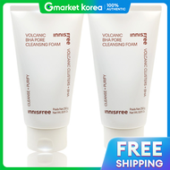 Innisfree | โฟมล้างหน้า Jeju Volcanic บีเอชเอ สำหรับรูขุมขน 250g x2