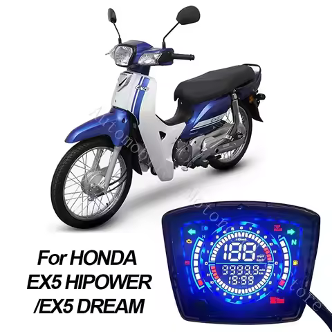 For Honda DREAM100 DREAM 100 C100 C100N C100M LCD Digital Speedometer Odometer Dashboard Meter Tacho