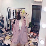 SUPER BEAUTIFUL JACKET + SORT PANTS set with white bata shoes - Free size up to 55kg