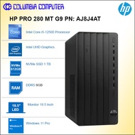 HP PRO 280 MT G9 +19,5 PN: AJ8J4AT i5-12500 8GB 512GB Win 11 Pro