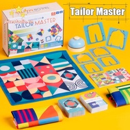PICESTADIO Tailor Master Battle Game, Cognitive Game 2-person Game Color Shape Matching Toy, Fun Imp