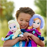 Ready Stock Frozen 2 Anna Elsa Doll Anna Elsa Princess Snow Treasure Cartoon Plush Toy