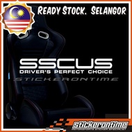 Sticker SSCUS Racing Seat Honda Toyota EVO CIVIC EG EK PASOO BOON MIRA