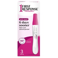 First Response Early Result Pregnancy Test, 3 Pack (Packaging & Test Design May Vary)