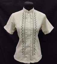 LADIES OFFICE BARONG (C#60) Lt. Green