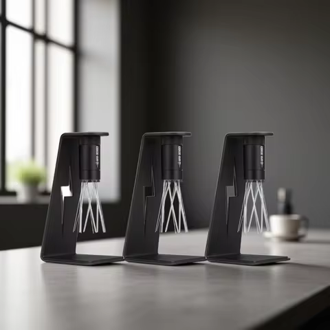 MHW-3BOMBER Adjustable WDT Espresso Distribution Tool Replaceable Needles Coffee Stirrer with Magnet