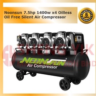 Shengyik Noonsun 7.5hp 1400w x4 Oilless Oil Free Silent Air Compressor