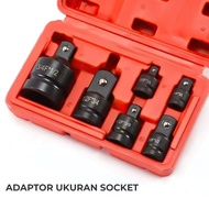 Impact Socket Adapter 1/4 x 3/8 x 1/2 x 3/4 Socket Connection - 6781 Socket Wrench Set