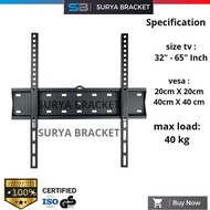TV bracket 32 40 43 50 55 60 65 Inch Premium Waterpas TV Bracket
