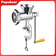 Meat Grinder Manual Mincer Sausage Maker Table Mount Pork Mincer Stainless Steel Adjustable Clamp Ki