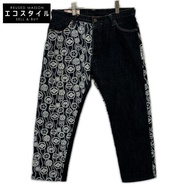 กางเกงยีนส์ Evisu YMANE 686RR Lot.1926 สีคราม ลาย Seagull ไซส์ 36x33 [มือสอง]