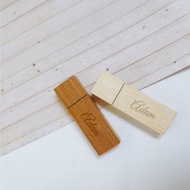 【蒔設計-客製化】64G 天然竹質感隨身碟 USB