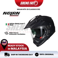 NOLAN N70-2X Classico 302 Full Face HelmetTopi Keledar Full Face Offroad Modular Helmet SIRIM Interc