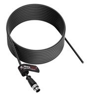 20M/65.5ft M12 A-Code 8 Pin Male to Open End Power I/O Cable Cat6a High-Flex Shielded for Cognex Key