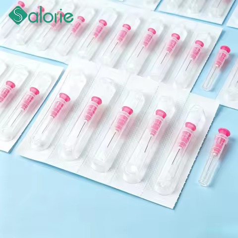 100PCS Meso Injection Needle 25G 27G 29G 30G 31G 32G 33G 34G 4mm 6mm 13mm Sterile Mesotherapy Ultraf