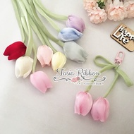 [5pc] Tulip Flower Application (Fabric Application)