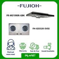 FH-GS5520SVSS &amp; FR-MS1990R-GBK FUJIOH STAINLESS STEEL HOB WITH SLIM HOOD